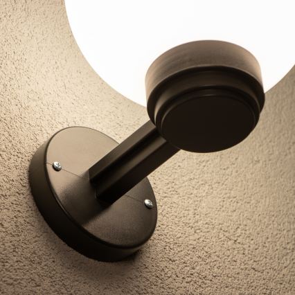BRILAGI - LED RGBW затемнюваний вуличний настінний світильник HARBOR 1xE27/12W/230V 2700-6500K IP33 антрацит/білий