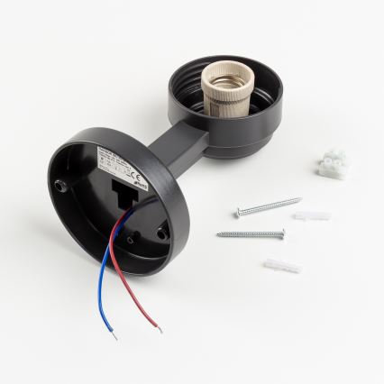 BRILAGI - LED RGBW затемнюваний вуличний настінний світильник HARBOR 1xE27/12W/230V 2700-6500K IP33 антрацит/білий