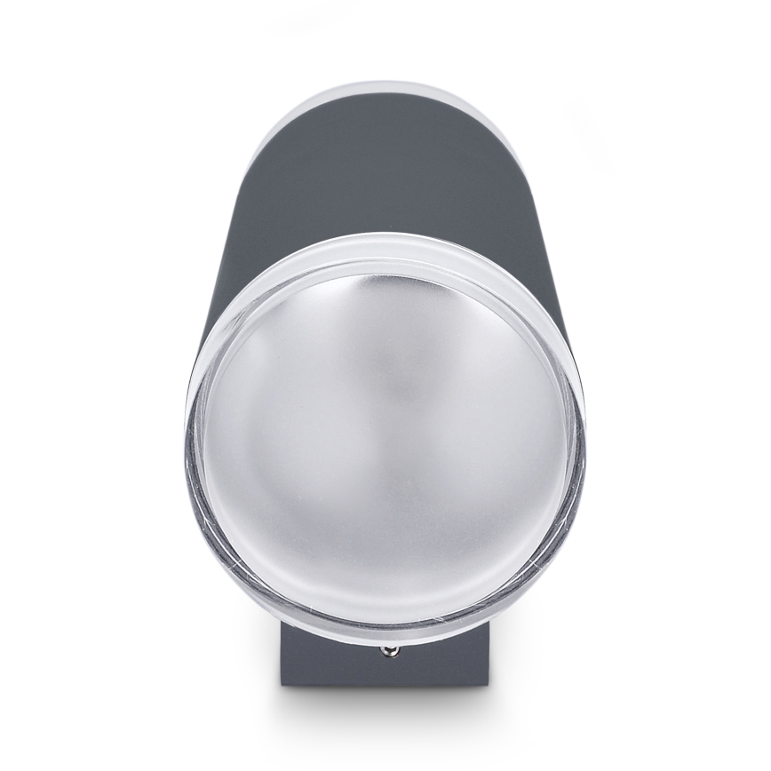 Brilagi - LED RGBW димований зовнішній настінний світильник MATERA 2xGU10/4,8W/230V 3000K IP54 антрацит + пульт дистанційного керування