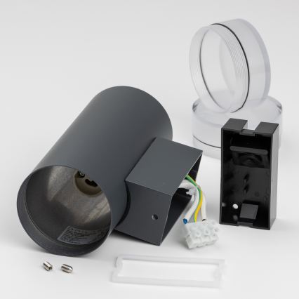 Brilagi - LED RGBW димований зовнішній настінний світильник MATERA 2xGU10/6W/230V 3000K IP54 антрацит + пульт дистанційного керування
