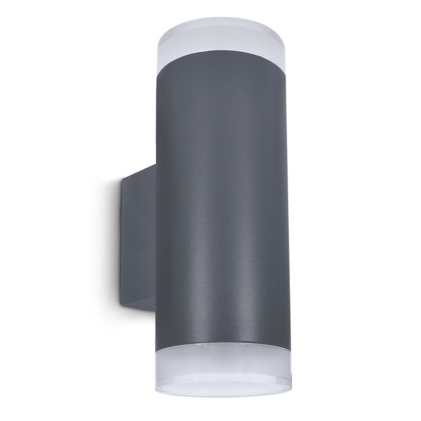 Brilagi - LED RGBW димований зовнішній настінний світильник MATERA 2xGU10/6W/230V 3000K IP54 антрацит + пульт дистанційного керування