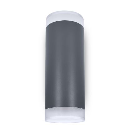 Brilagi - LED RGBW димований зовнішній настінний світильник MATERA 2xGU10/6W/230V 3000K IP54 антрацит + пульт дистанційного керування