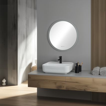 Brilagi - LED RGBW Дзеркало для ванної з підігрівом CLARA PRO LED/18,5Вт/230В діам. 60 см IP44 CRI 90 з регулюванням яскравості + CCT