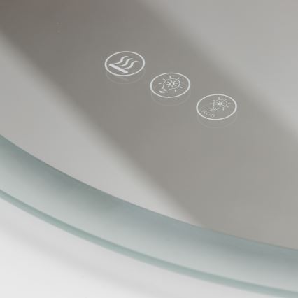 Brilagi - LED RGBW Дзеркало для ванної з підігрівом CLARA PRO LED/18,5Вт/230В діам. 60 см IP44 CRI 90 з регулюванням яскравості + CCT