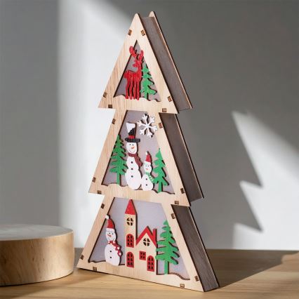 Brilagi - LED різдвяна прикраса LED/2xAA ялинка