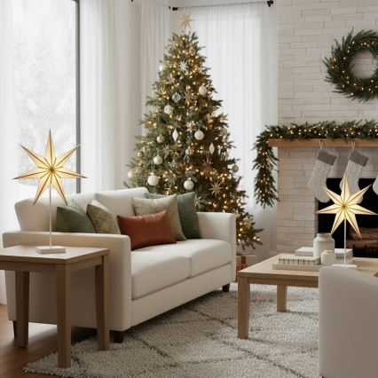 Brilagi - LED різдвяна прикраса LED/3xAA 66x40 cm зірка