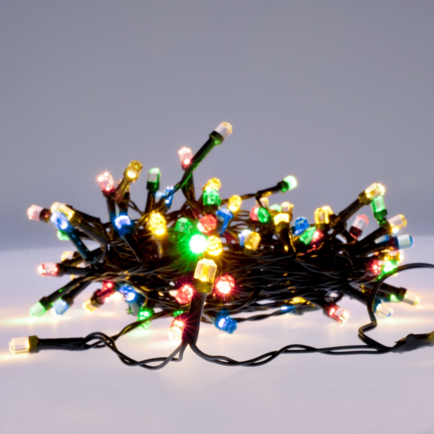 Brilagi - LED різдвяна вулична гірлянда 200 LED/2 режими 25 м IP44 багатоколірна