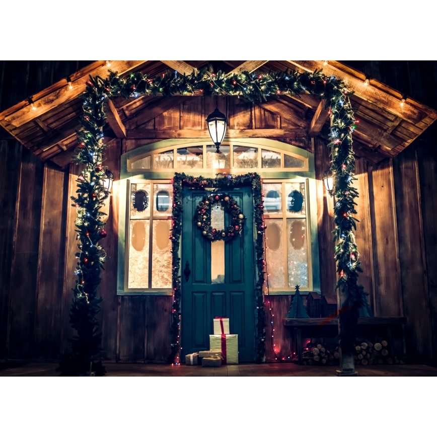 Brilagi - LED різдвяна вулична гірлянда 200 LED/2 режими 25 м IP44 багатоколірна