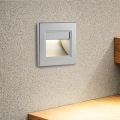 Brilagi - LED сходовий світильник STEP LIGHT LED/1,5W/230V IP44 сріблястий