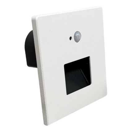 Brilagi - сходовий LED‑світильник із датчиком руху й сутінків JACK LED/3W/230V 3000/4000/6500K IP65 білий