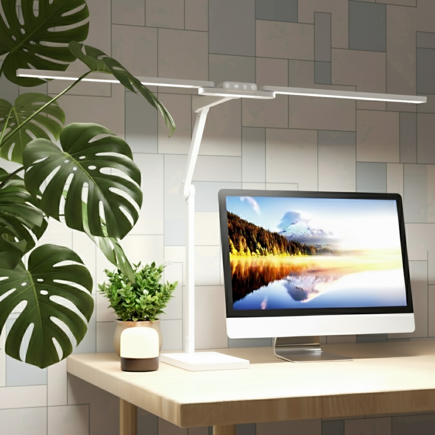 BRILAGI - світлодіодна регульована сенсорна настільна лампа VARIO LED/24W/230V 3000-6500K CRI 92 біла