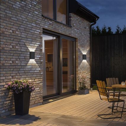 Brilagi - Светодиодный солнечный настенный светильник SUN GUARD LED/2W/3,7V 2000 мАч IP45