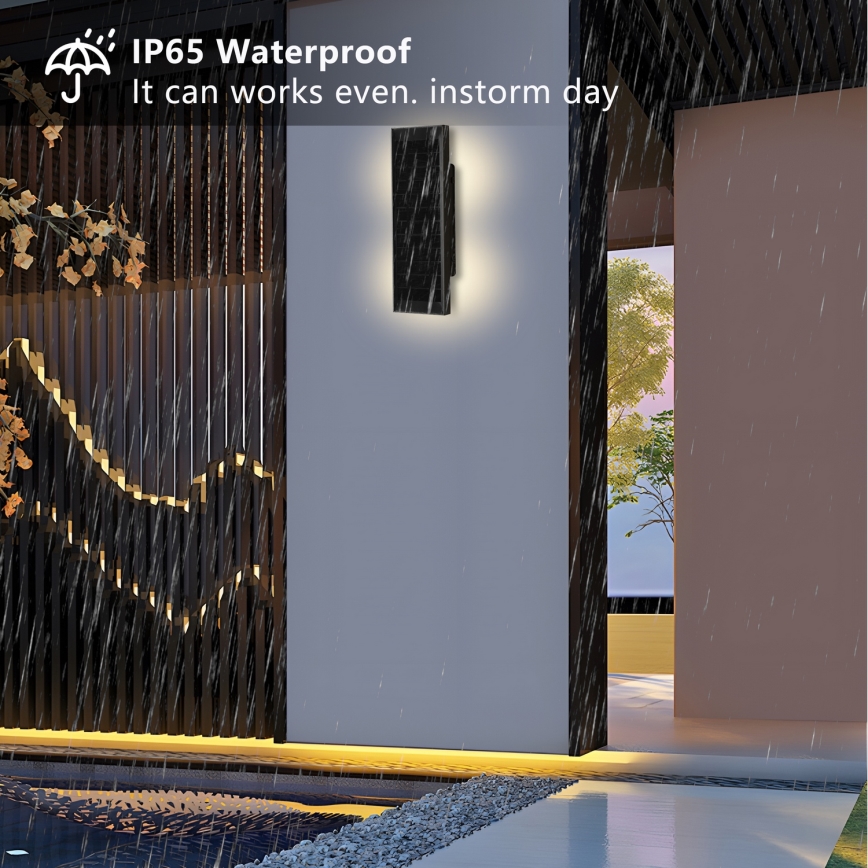 Brilagi - LED-диммируемый солнечный настенный светильник SUN LED/2,5W/230V 30 cm 2000 mAh IP44