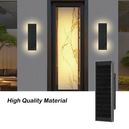 Brilagi - LED-диммируемый солнечный настенный светильник SUN LED/2,5W/230V 30 cm 2000 mAh IP44