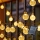 Brilagi - LED солнечная декоративная гирлянда BUBBLE 50xLED/8 режимов 7m IP65 тёплый белый 600 mAh