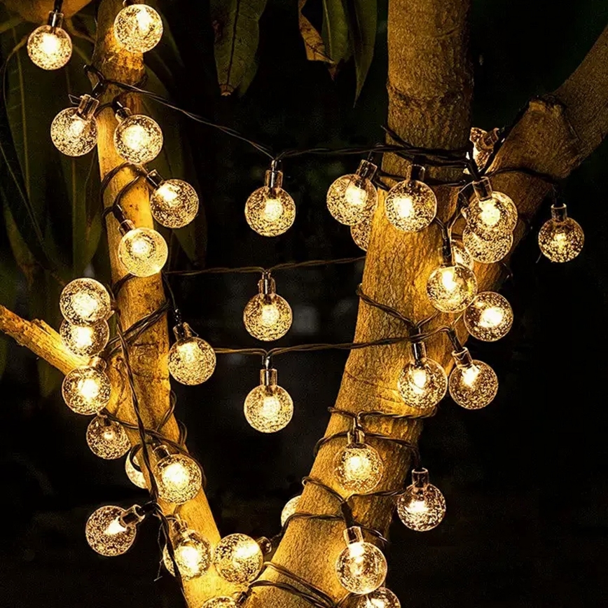 Brilagi - LED сонячна декоративна гірлянда BUBBLE 100xLED/8 режимів 10m IP65 тепле біле 600 mAh