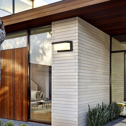 Brilagi - LED сонячний настінний світильник з датчиком руху та сутінків BRICKY LED/5W/6V 4000 mAh IP65