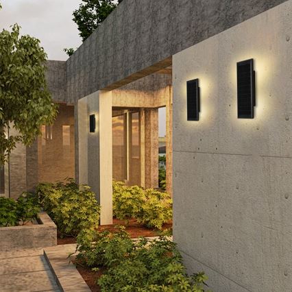 Brilagi - Димований сонячний настінний світильник SUN LED/2,5W/230V 30 см 2000 mAh IP44