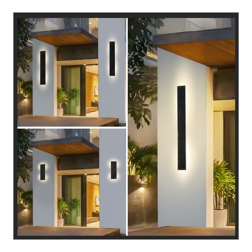 Brilagi - Димований сонячний настінний світильник SUN LED/2,5W/230V 30 см 2000 mAh IP44