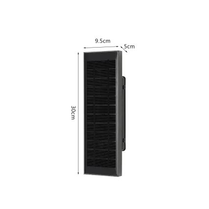 Brilagi - Димований сонячний настінний світильник SUN LED/2,5W/230V 30 см 2000 mAh IP44
