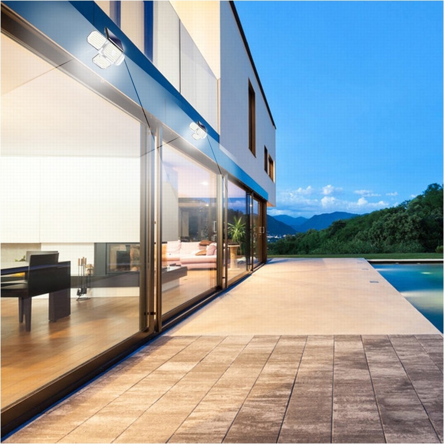 Brilagi - LED сонячний настінний світильник із датчиком руху та сутінків WALLIE LED/5W/5,5V 2400 mAh IP65