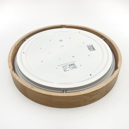Brilagi - LED стельний світильник MANAROLA PLAIN LED/24W/230V 3000K діаметр 41 см дуб