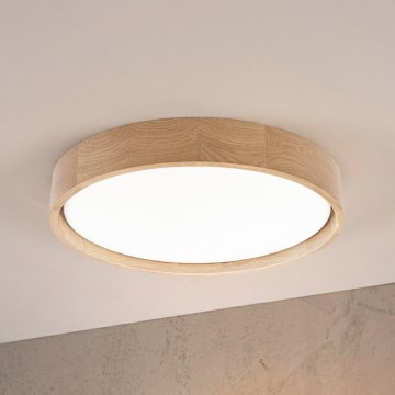 Brilagi - LED стельний світильник MANAROLA PLAIN LED/24W/230V 4000K діаметр 41 см, дуб