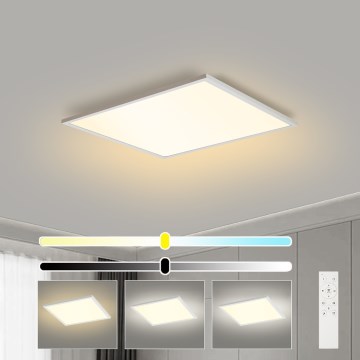 Brilagi - LED-стельний світильник зі затемненням SLIMFRAME LED/36W/230V 45x45 cm 3000-6000K білий + пульт дистанційного керування