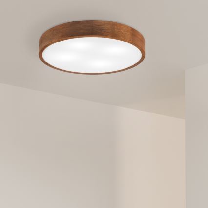 Brilagi - LED Стельова люстра CARVALHO 4xE27/60W/230V дуб тюльпан пр. 57,5 см