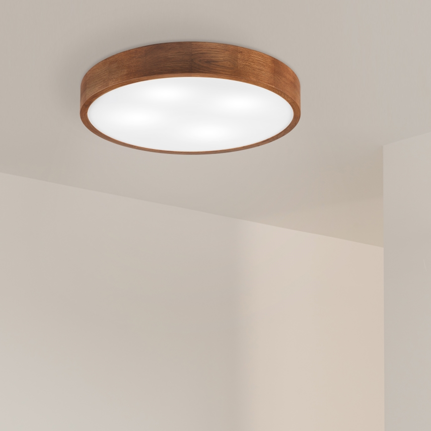Brilagi - LED Стельова люстра CARVALHO 4xE27/60W/230V дуб тюльпан пр. 57,5 см