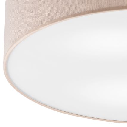 Brilagi - Світильник стельовий LED BELLADONNA 3xE27/15W/230V діам. 50 см бежевий/сосна