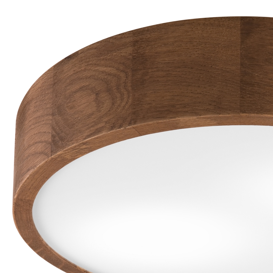 Brilagi - Світильник стельовий LED CARVALHO 2xE27/60W/230V дуб вишня діам. 37 см