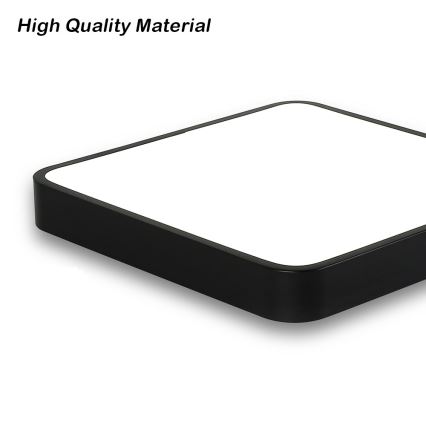 Brilagi - Світлодіодний стельовий світильник POOL SQUARE LED/36W/230V 3000/4500/6000K 40x40 см чорний