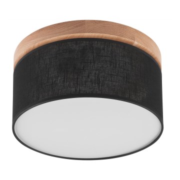 Brilagi - LED Стельовий світильник BELLADONNA 1xE27/15W/230V чорний/дуб