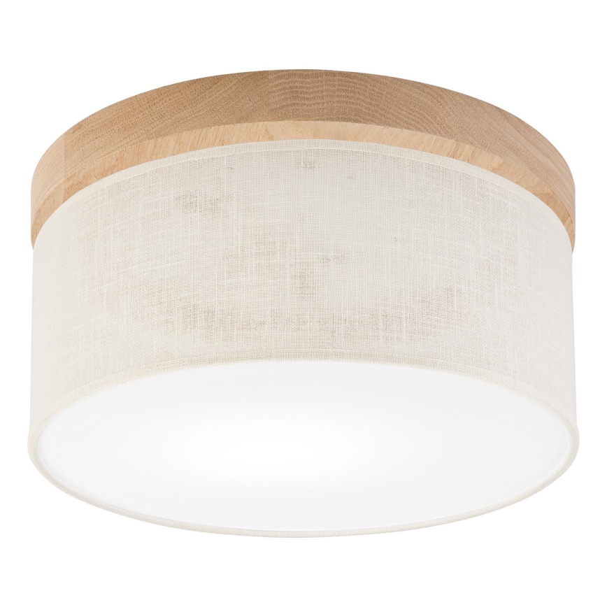 Brilagi - LED Стельовий світильник BELLADONNA 1xE27/15W/230V діаметр 30 см кремовий/дуб