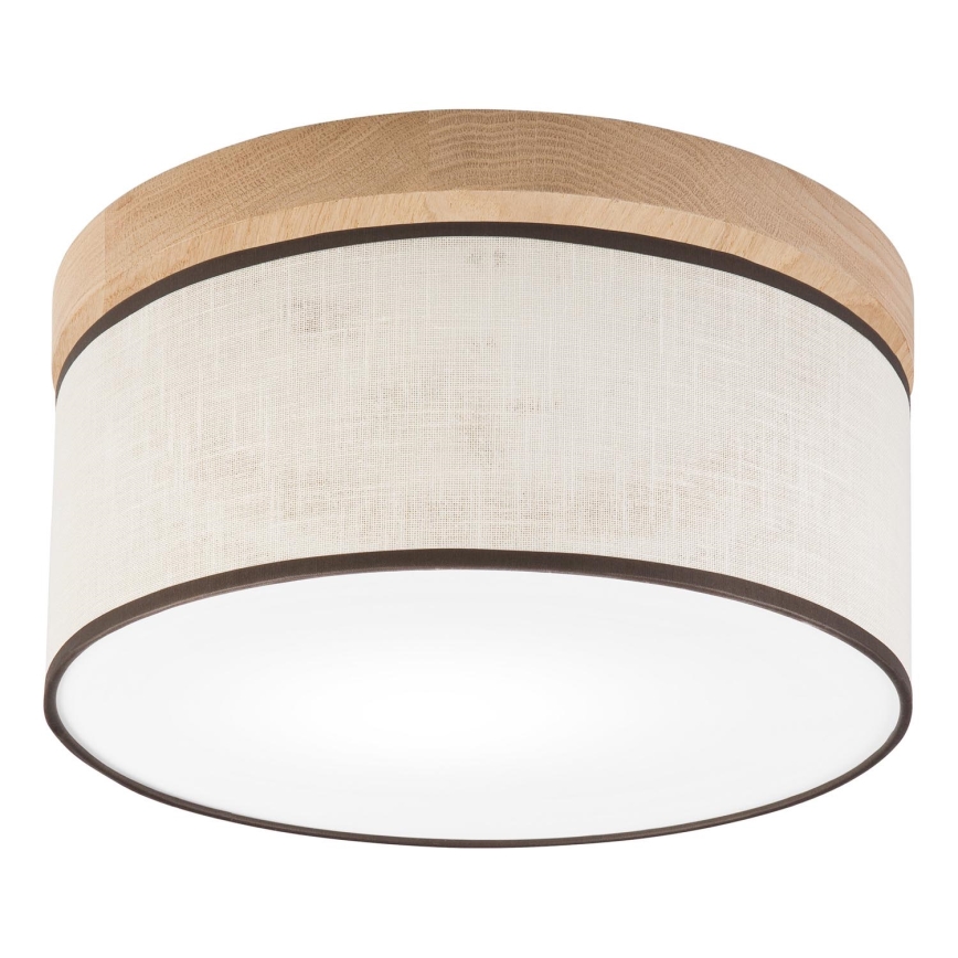Brilagi - LED Стельовий світильник BELLADONNA 1xE27/15W/230V діаметр 30 см кремовий/дуб