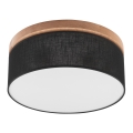 Brilagi - LED Стельовий світильник BELLADONNA 2xE27/15W/230V чорний/дуб