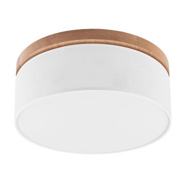 Brilagi - LED Стельовий світильник BELLADONNA 2xE27/15W/230V діаметр 40 см білий/дуб
