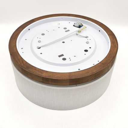 Brilagi - LED Стельовий світильник BELLADONNA 2xE27/15W/230V діаметр 40 см білий/дуб вишня