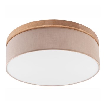 Brilagi - LED Стельовий світильник BELLADONNA 3xE27/15W/230V бежевий/дуб