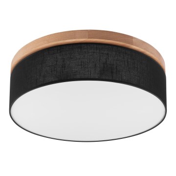Brilagi - LED Стельовий світильник BELLADONNA 3xE27/15W/230V чорний/дуб