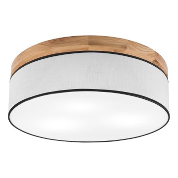 Brilagi - LED Стельовий світильник BELLADONNA 3xE27/15W/230V діаметр 50 см білий/дуб