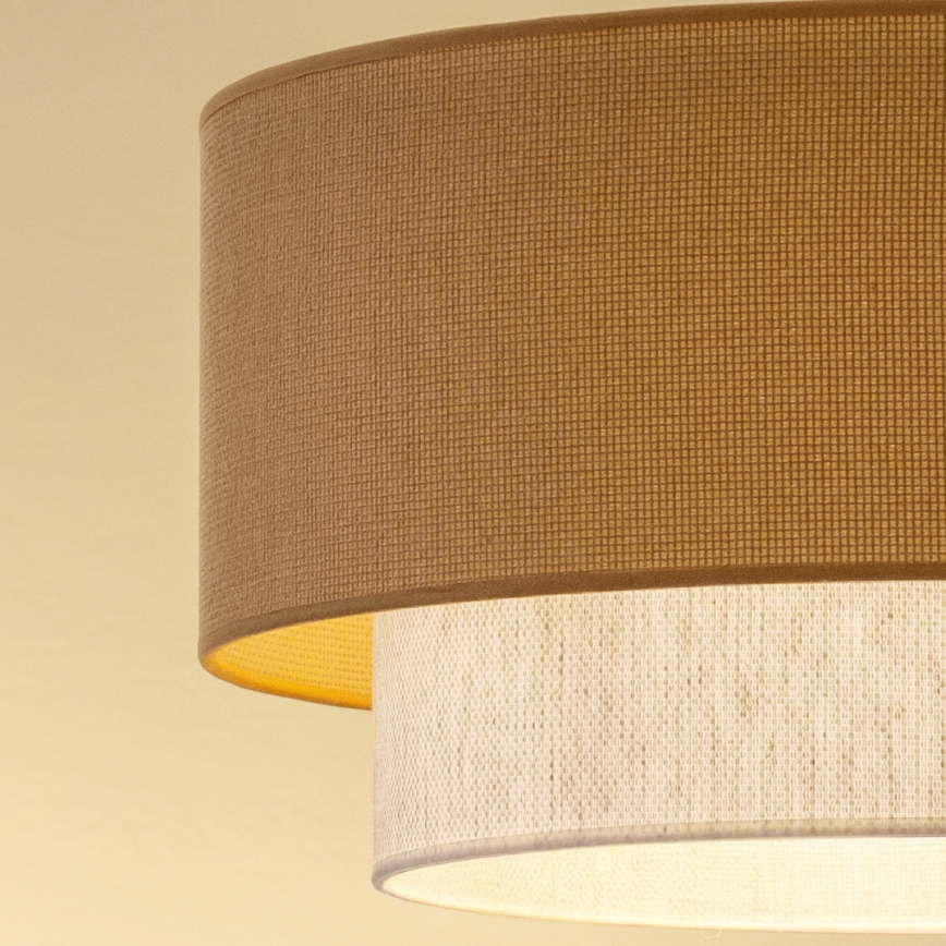 Brilagi - LED стельовий світильник BOHO ECO 1xE27/10W/230V діаметр 40 см бежевий/кремовий