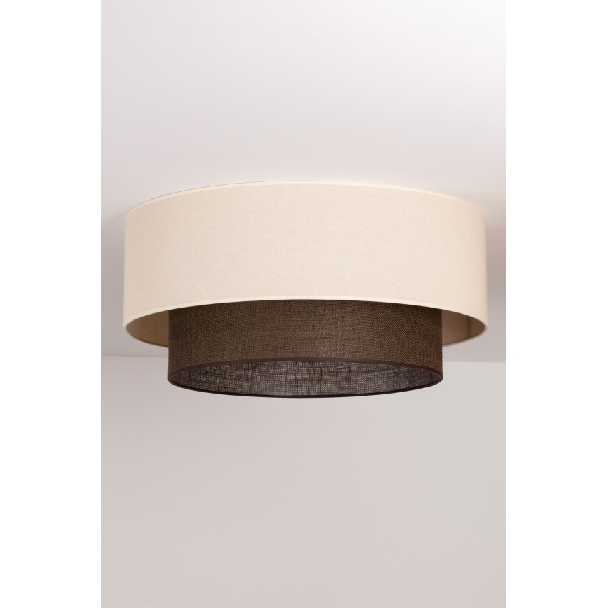 Brilagi - LED-стельовий світильник BOHO STYLE 3xE27/15W/230V діаметр 60 cm кремовий/коричневий