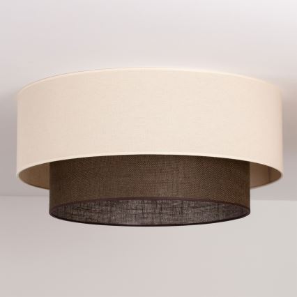 Brilagi - LED-стельовий світильник BOHO STYLE 3xE27/15W/230V діаметр 60 cm кремовий/коричневий
