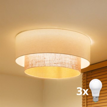 Brilagi - LED стельовий світильник BOHO STYLE 3xE27/15W/230V Ø 60 см