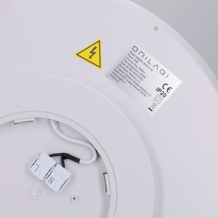 BRILAGI - LED стельовий світильник CARLOS LED/24 Вт/230 В Ø 40 см білий