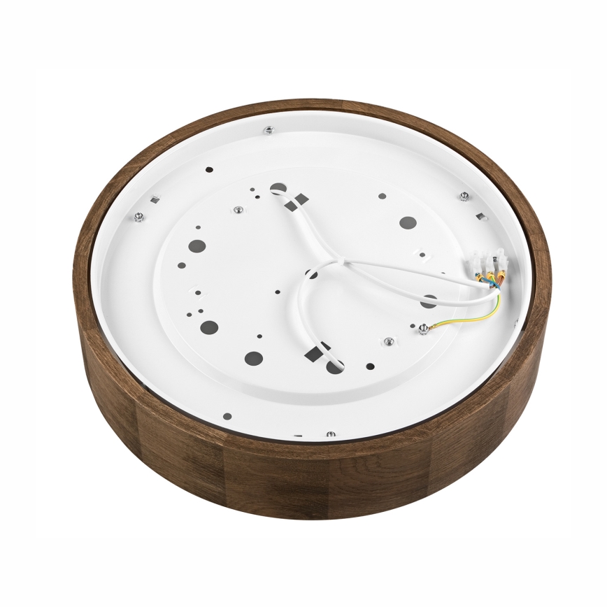 BRILAGI - LED стельовий світильник CARVALHO 2xE27/15W/230V дуб-горіх, діаметр 37 см