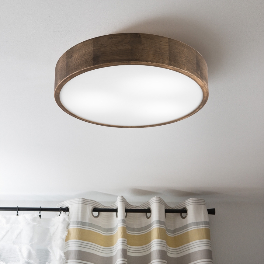 Brilagi - LED Стельовий світильник CARVALHO 3xE27/60W/230V дуб діаметр 47 см