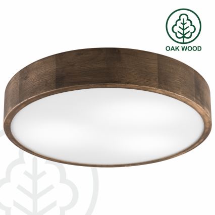 Brilagi - LED Стельовий світильник CARVALHO 3xE27/60W/230V дуб діаметр 47 см